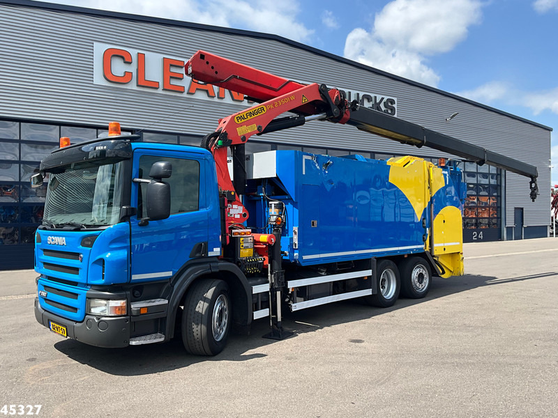 Scania P 280 Geesink / VSA Palfinger 23 Tonmeter laadkraan - شاحنة القمامة: صور 1 Scania P 280 Geesink / VSA Palfinger 23 Tonmeter laadkraan - شاحنة القمامة: صور 1