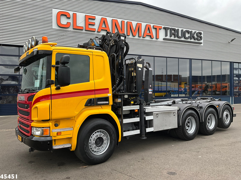 Scania P 410 8x4 Euro 6 Palfinger 14 Tonmeter Z-kraan - شاحنة ذات الخطاف, شاحنة كرين: صور 2 Scania P 410 8x4 Euro 6 Palfinger 14 Tonmeter Z-kraan - شاحنة ذات الخطاف, شاحنة كرين: صور 2
