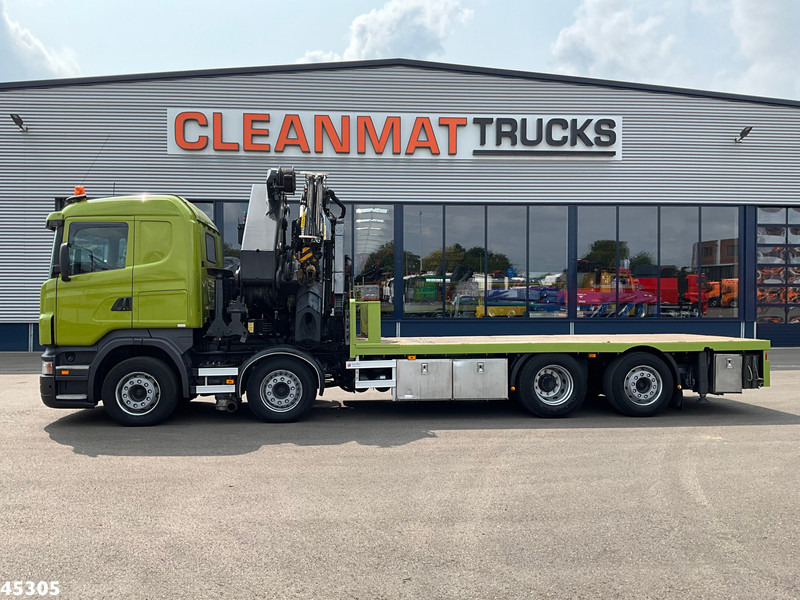 Scania R 420 8x2 manual Palfinger 85 Tonmeter laadkraan + Fly-Jib - شاحنة كرين: صور 3 Scania R 420 8x2 manual Palfinger 85 Tonmeter laadkraan + Fly-Jib - شاحنة كرين: صور 3