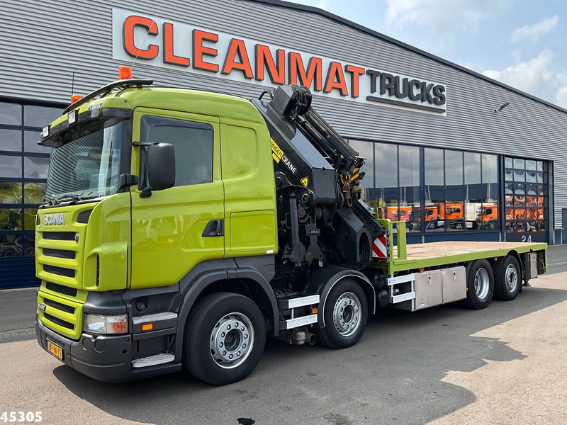 Scania R 420 8x2 manual Palfinger 85 Tonmeter laadkraan + Fly-Jib - شاحنة كرين: صور 2 Scania R 420 8x2 manual Palfinger 85 Tonmeter laadkraan + Fly-Jib - شاحنة كرين: صور 2