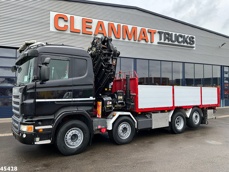 Scania R 480 8x2 Retarder Hiab 47 Tonmeter laadkraan + Fly-Jib! Just 242.931 km! - شاحنة كرين: صور 2 Scania R 480 8x2 Retarder Hiab 47 Tonmeter laadkraan + Fly-Jib! Just 242.931 km! - شاحنة كرين: صور 2