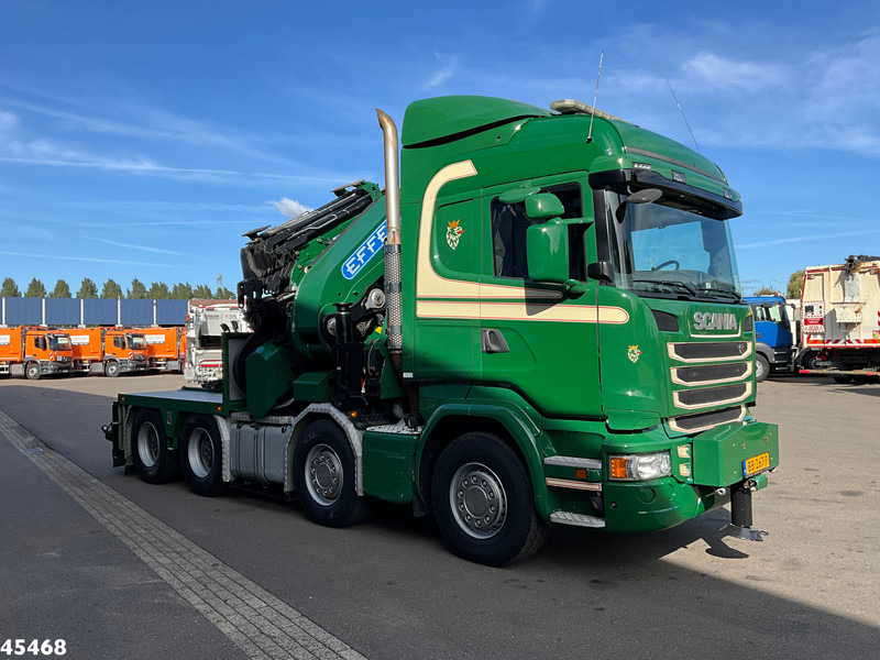 Scania R 490 8x4 Euro 6 Effer 140 Tonmeter laadkraan + Fly-Jib Just 283.508 km - شاحنة كرين: صور 5 Scania R 490 8x4 Euro 6 Effer 140 Tonmeter laadkraan + Fly-Jib Just 283.508 km - شاحنة كرين: صور 5