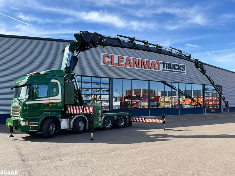 Scania R 490 8x4 Euro 6 Effer 140 Tonmeter laadkraan + Fly-Jib Just 283.508 km - شاحنة كرين: صور 1 Scania R 490 8x4 Euro 6 Effer 140 Tonmeter laadkraan + Fly-Jib Just 283.508 km - شاحنة كرين: صور 1