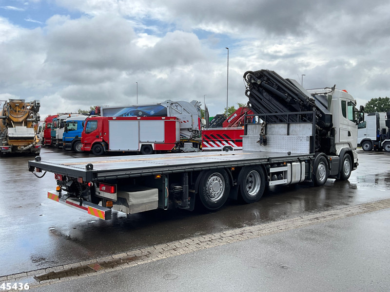 Scania R490 8x2 Euro 6 Retarder HMF 85 Tonmeter laadkraan + Fly-jib - شاحنة كرين: صور 5 Scania R490 8x2 Euro 6 Retarder HMF 85 Tonmeter laadkraan + Fly-jib - شاحنة كرين: صور 5
