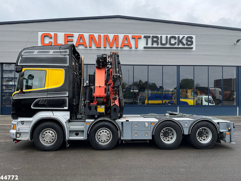 Scania R500 8x4 V8 Retarder Palfinger 53 Tonmeter laadkraan + Fly-Jib - شاحنة جرار: صور 3 Scania R500 8x4 V8 Retarder Palfinger 53 Tonmeter laadkraan + Fly-Jib - شاحنة جرار: صور 3