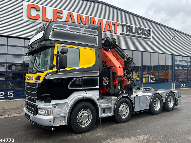 Scania R500 8x4 V8 Retarder Palfinger 53 Tonmeter laadkraan + Fly-Jib - شاحنة جرار: صور 2 Scania R500 8x4 V8 Retarder Palfinger 53 Tonmeter laadkraan + Fly-Jib - شاحنة جرار: صور 2