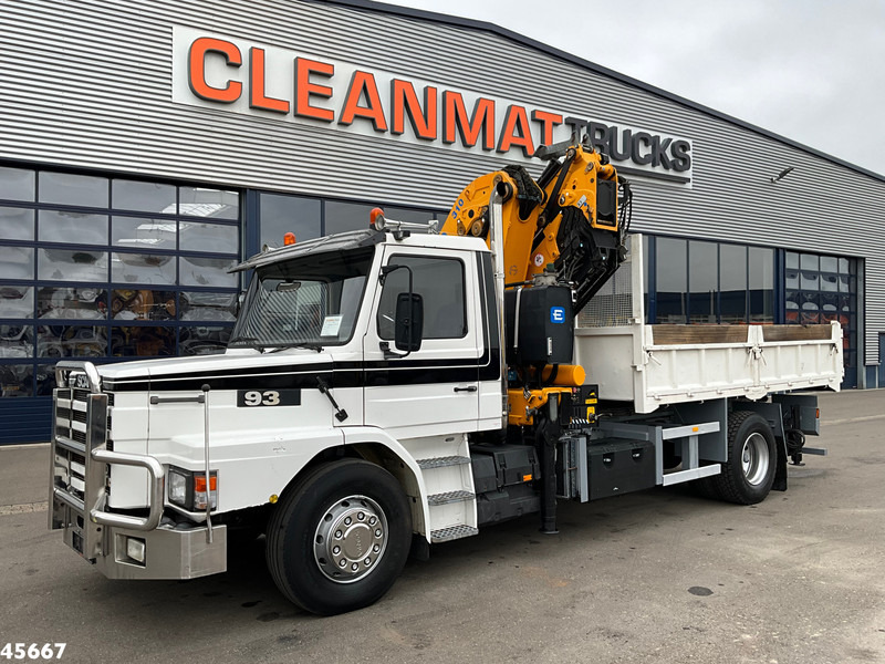 Scania T 93 4x2 Kipper met 31 Tonmeter laadkraan (bj 2005) + Fly-JIb! Just 118.736 km! - قلابات, شاحنة كرين: صور 4 Scania T 93 4x2 Kipper met 31 Tonmeter laadkraan (bj 2005) + Fly-JIb! Just 118.736 km! - قلابات, شاحنة كرين: صور 4