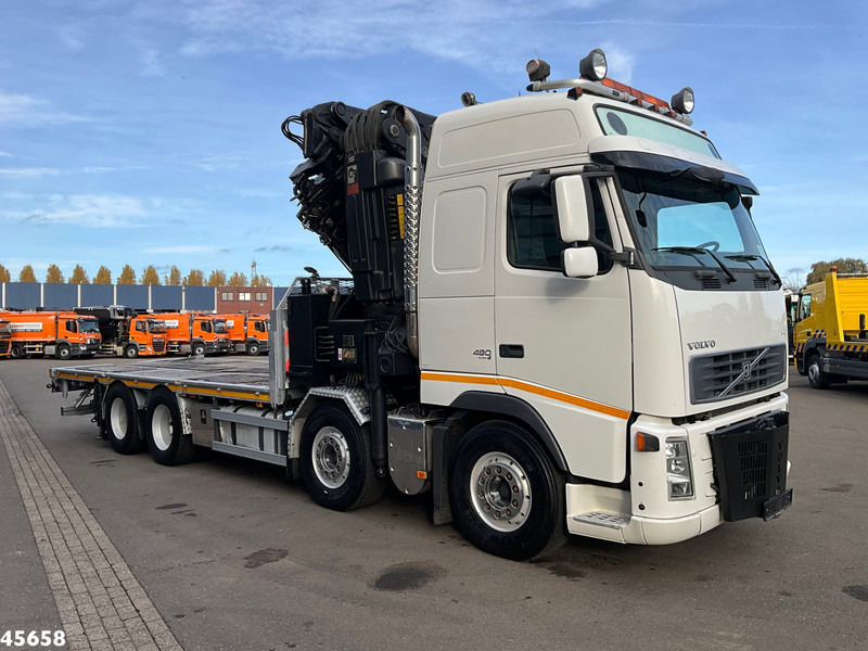 Volvo FH 480 8x4 Retarder Hiab 80 Tonmeter laadkraan + Fly-Jib! - شاحنة كرين: صور 3 Volvo FH 480 8x4 Retarder Hiab 80 Tonmeter laadkraan + Fly-Jib! - شاحنة كرين: صور 3