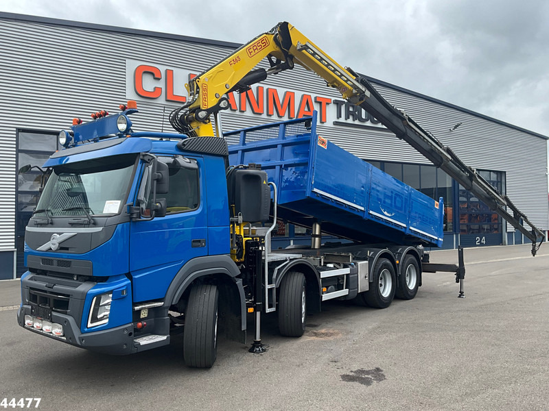 Volvo FMX 540 8x4 Euro 6 Fassi 36 Tonmeter laadkraan - قلابات, شاحنة كرين: صور 1 Volvo FMX 540 8x4 Euro 6 Fassi 36 Tonmeter laadkraan - قلابات, شاحنة كرين: صور 1