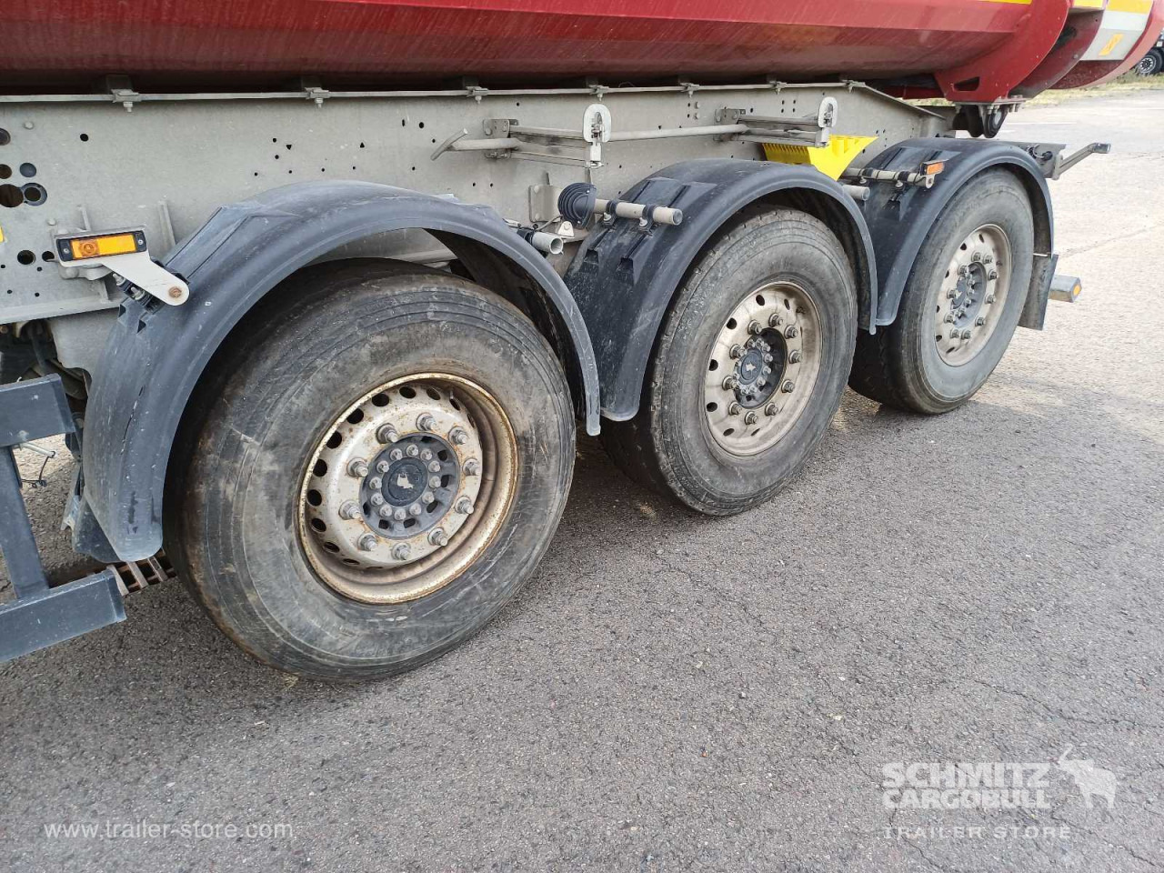 SCHMITZ Auflieger Kipper Stahlrundmulde 28m³ - قلابة نصف مقطورة: صور 2 SCHMITZ Auflieger Kipper Stahlrundmulde 28m³ - قلابة نصف مقطورة: صور 2