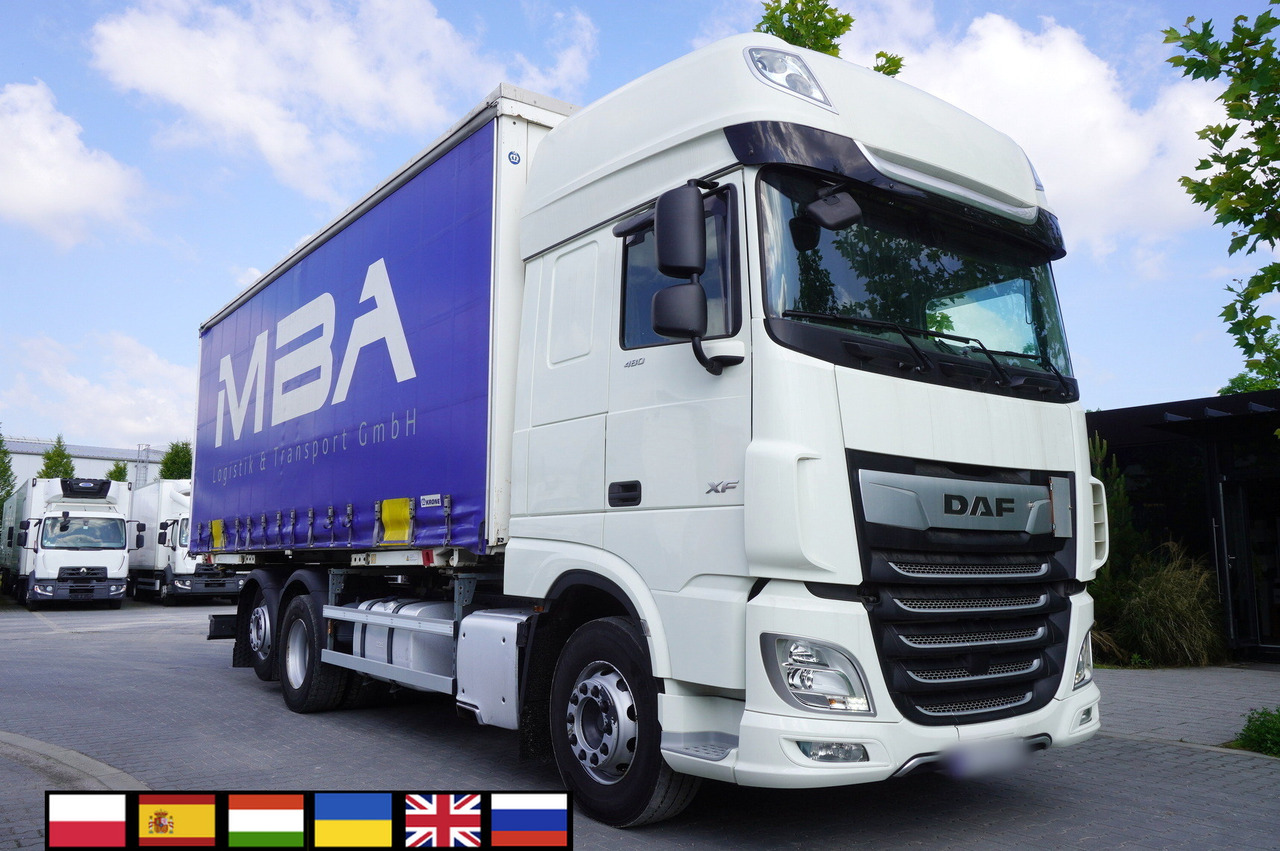 DAF DAF XF 480 SSC / Curtainsider 19 EPAL / 2021 - شاحنة ستارة: صور 1 DAF DAF XF 480 SSC / Curtainsider 19 EPAL / 2021 - شاحنة ستارة: صور 1