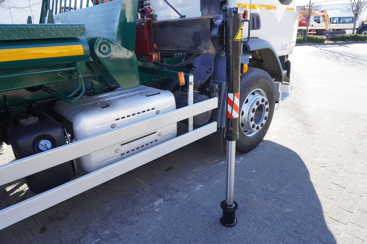 شاحنة كرين DAF LF 18.310 E6 / Skip loader Fornal NKR 130V / HDS HMF 735 K2 / Manual gearbox: صور 19