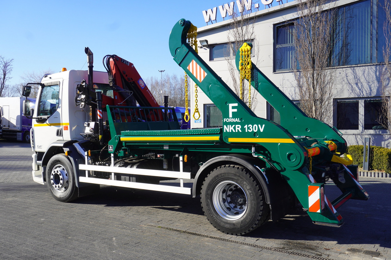 DAF LF 18.310 E6 / Skip loader Fornal NKR 130V / HDS HMF 735 K2 / Manual gearbox - شاحنات قابلة للفك شاحنة, شاحنة كرين: صور 5 DAF LF 18.310 E6 / Skip loader Fornal NKR 130V / HDS HMF 735 K2 / Manual gearbox - شاحنات قابلة للفك شاحنة, شاحنة كرين: صور 5