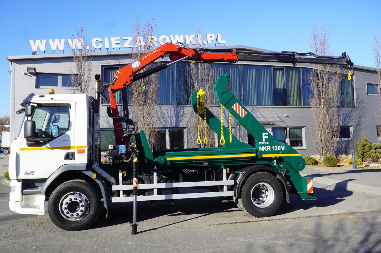 DAF LF 18.310 E6 / Skip loader Fornal NKR 130V / HDS HMF 735 K2 / Manual gearbox - شاحنات قابلة للفك شاحنة, شاحنة كرين: صور 4 DAF LF 18.310 E6 / Skip loader Fornal NKR 130V / HDS HMF 735 K2 / Manual gearbox - شاحنات قابلة للفك شاحنة, شاحنة كرين: صور 4