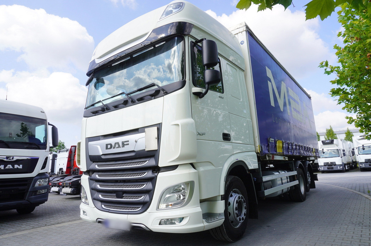 شاحنة ستارة DAF XF 480 SSC / Curtainsider 19 EPAL / 2021: صور 7
