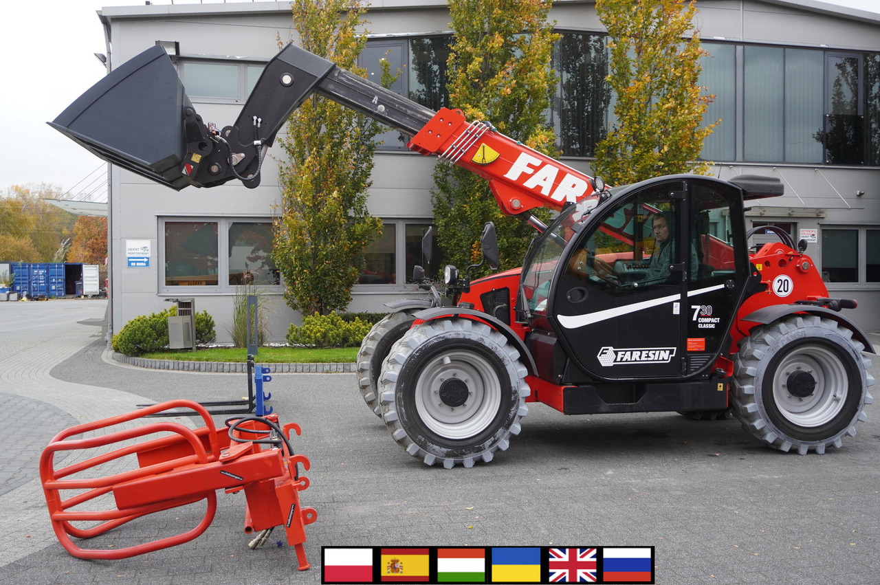Faresin 730C Classic 55 / NEW / 550 MTH!!! / reach 7 m / joystick - جرافة ذات عجلات تلسكوبية: صور 1 Faresin 730C Classic 55 / NEW / 550 MTH!!! / reach 7 m / joystick - جرافة ذات عجلات تلسكوبية: صور 1