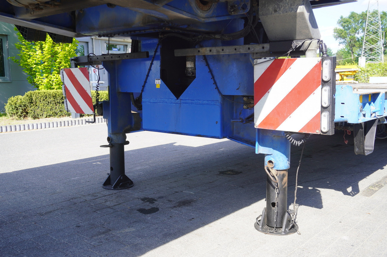 عربة مسطحة منخفضة نصف مقطورة لنقل المعدات الثقيلة GOLDHOFER STZ-L6-62/80 / 6 axles / 61 T load cap. / Add. permissions: صور 29