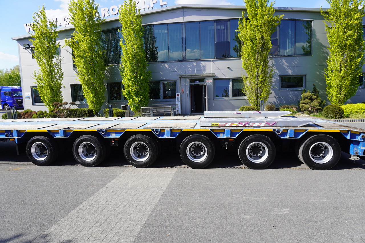 عربة مسطحة منخفضة نصف مقطورة لنقل المعدات الثقيلة GOLDHOFER STZ-L6-62/80 / 6 axles / 61 T load cap. / Add. permissions: صور 26