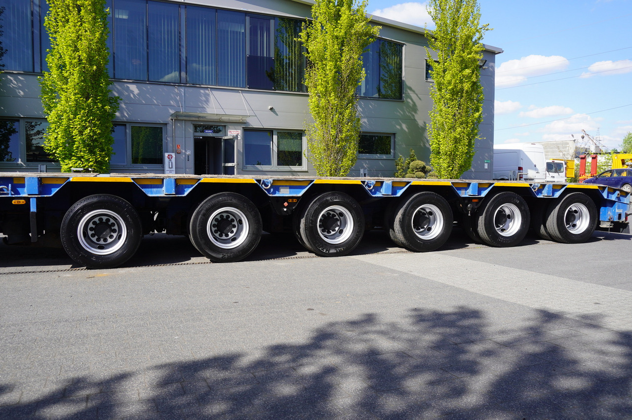 عربة مسطحة منخفضة نصف مقطورة لنقل المعدات الثقيلة GOLDHOFER STZ-L6-62/80 / 6 axles / 61 T load cap. / Add. permissions: صور 16