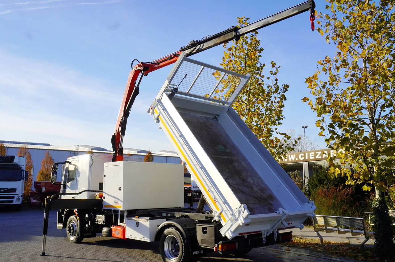 IVECO Eurocargo 120E18 Crane Palfinger / 3-way tipper / sleeper cab - شاحنات مسطحة, شاحنة كرين: صور 4 IVECO Eurocargo 120E18 Crane Palfinger / 3-way tipper / sleeper cab - شاحنات مسطحة, شاحنة كرين: صور 4