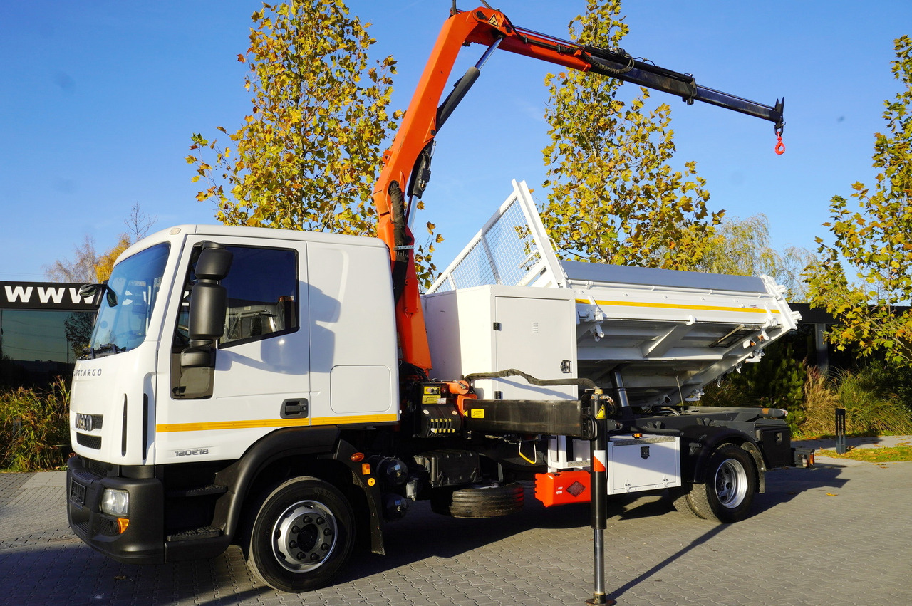 IVECO Eurocargo 120E18 Crane Palfinger / 3-way tipper / sleeper cab - شاحنة كرين: صور 2 IVECO Eurocargo 120E18 Crane Palfinger / 3-way tipper / sleeper cab - شاحنة كرين: صور 2