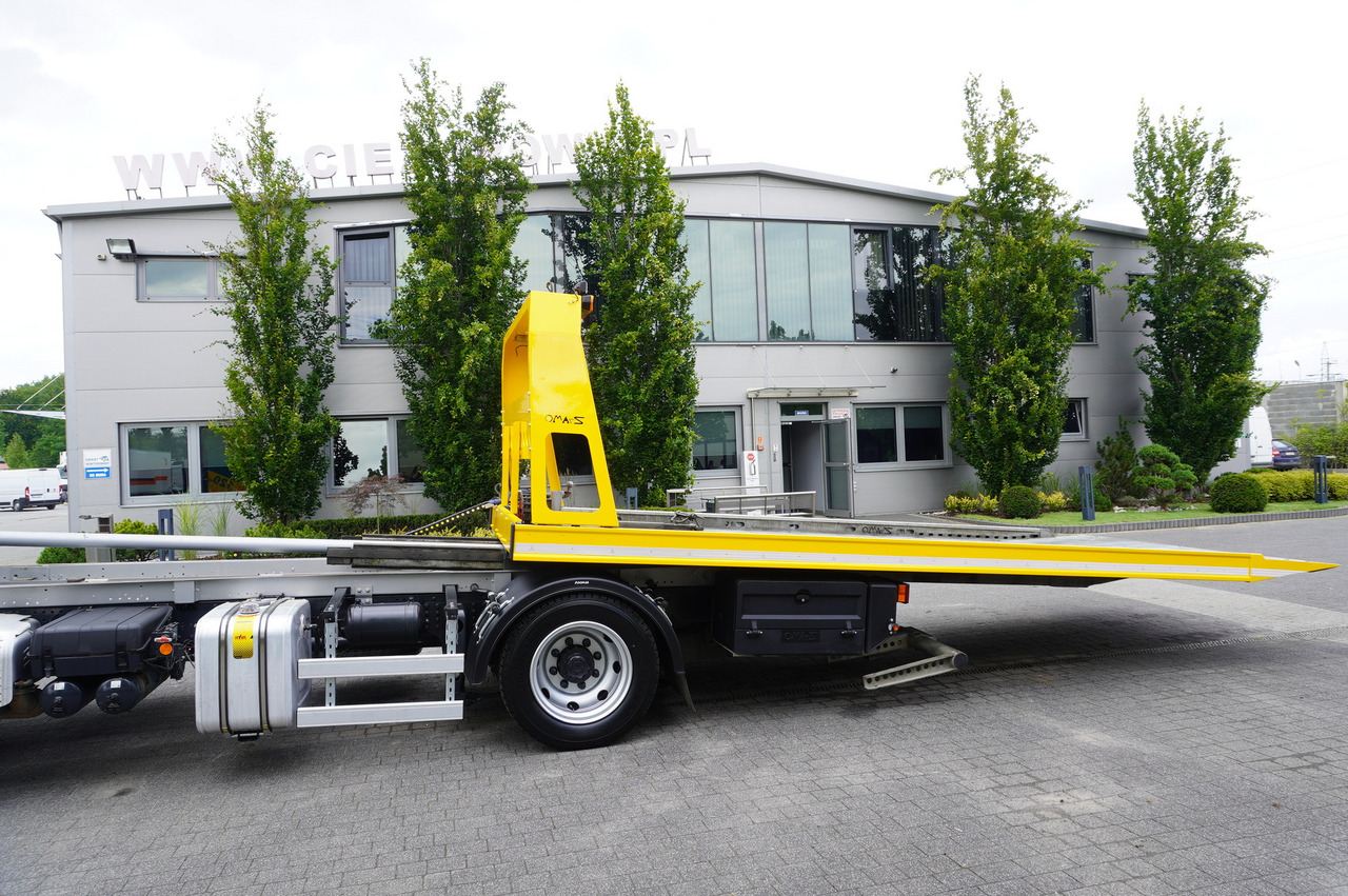 شاحنة نقل سيارات شاحنة IVECO Eurocargo 160-210 / 75,000 km! / OMARS lowered tow truck platform / Fork: صور 10