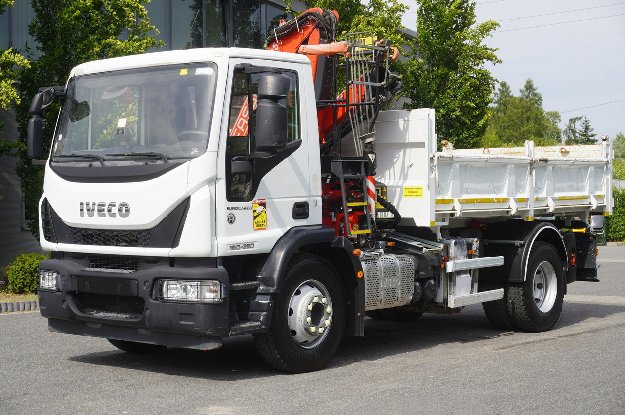 IVECO Eurocargo 160-250 / Fassi F95 crane / 120 tho. km / 3-sided tipper - شاحنة كرين: صور 3 IVECO Eurocargo 160-250 / Fassi F95 crane / 120 tho. km / 3-sided tipper - شاحنة كرين: صور 3