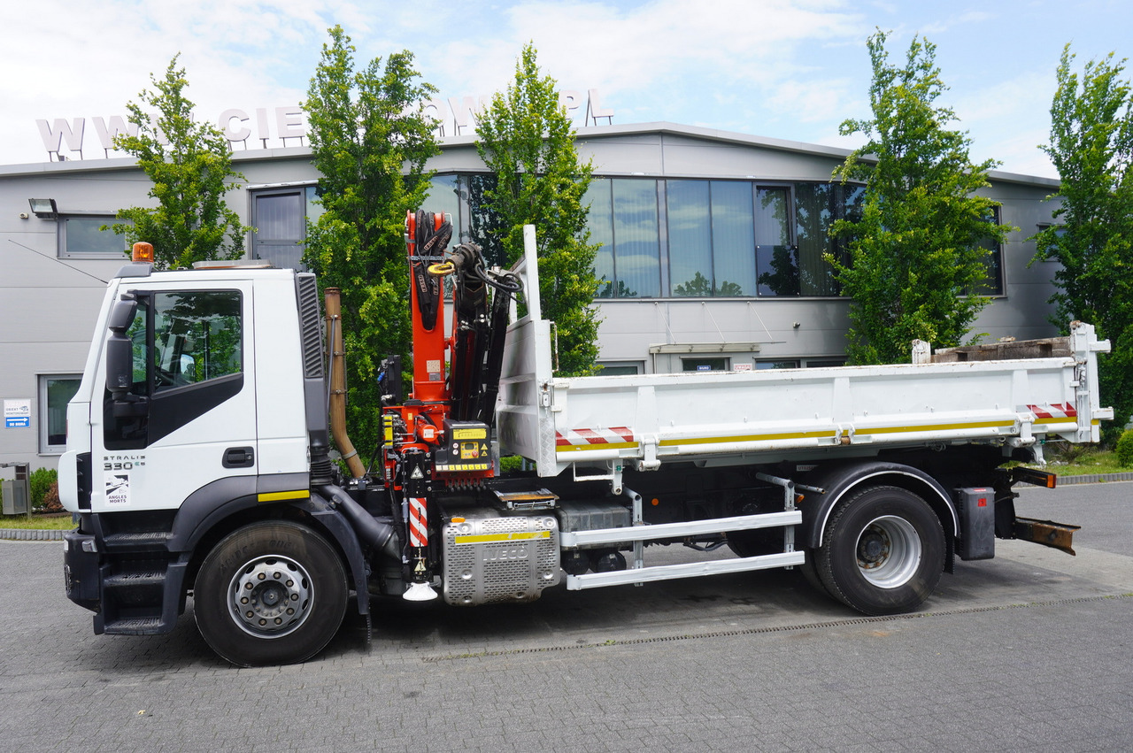 IVECO STRALIS 330 E6 / FASSI 195A 8.5 T / 3-side tipper - قلابات, شاحنة كرين: صور 3 IVECO STRALIS 330 E6 / FASSI 195A 8.5 T / 3-side tipper - قلابات, شاحنة كرين: صور 3