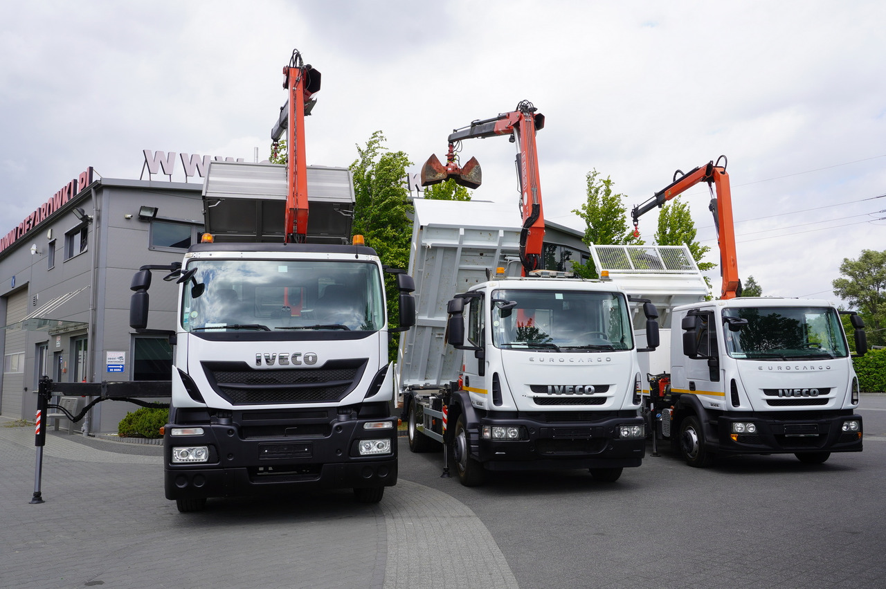 IVECO Stralis 310 E6 / NEW 3-sided tipper / Fassi F135 crane with remote control - شاحنات مسطحة, شاحنة كرين: صور 3 IVECO Stralis 310 E6 / NEW 3-sided tipper / Fassi F135 crane with remote control - شاحنات مسطحة, شاحنة كرين: صور 3