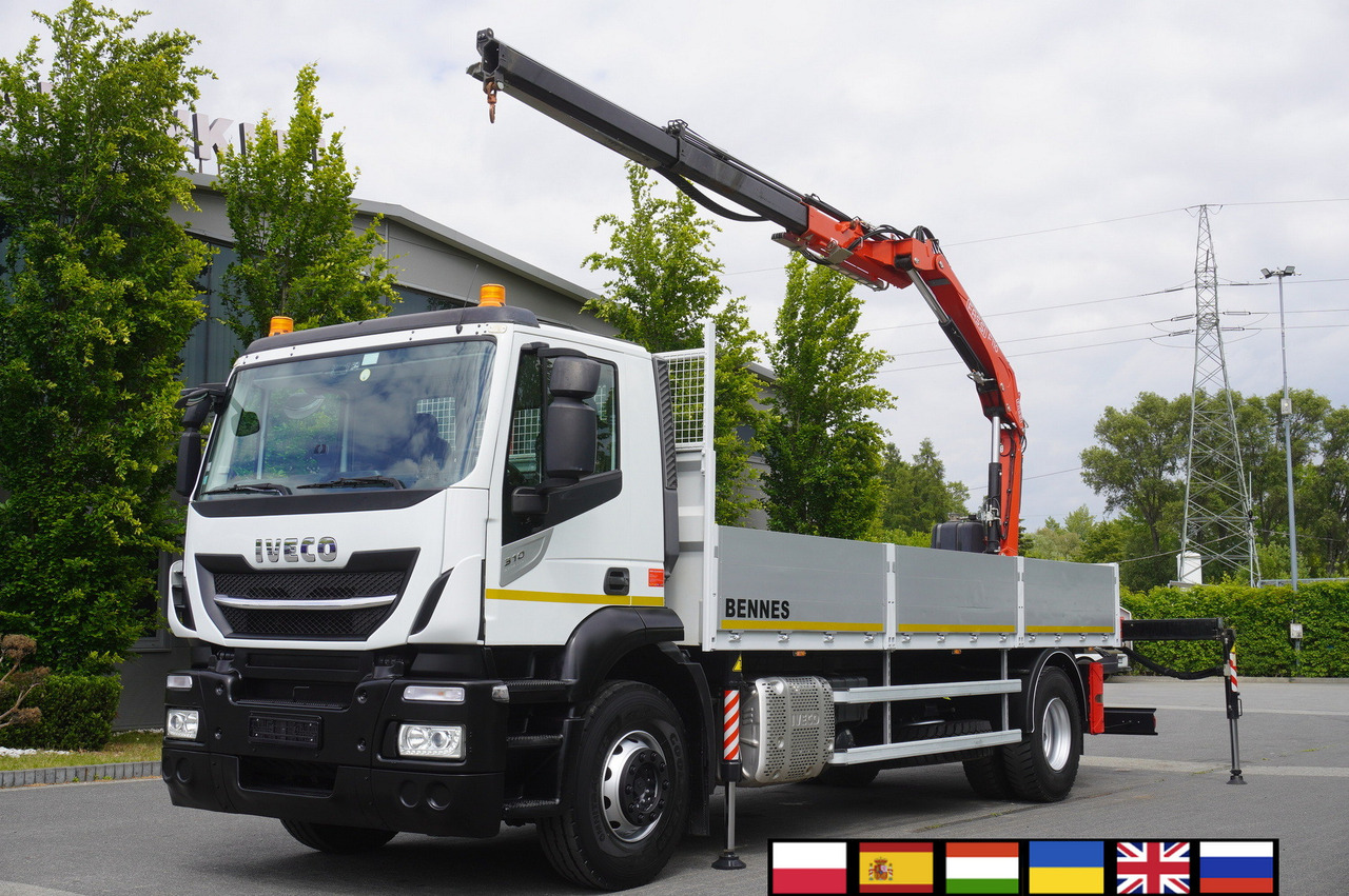 Iveco Stralis 310 / 34 tho km !!! / FASSI 4 Tons 400 MTH! / Flatbed - شاحنة كرين, شاحنة كرين: صور 1 Iveco Stralis 310 / 34 tho km !!! / FASSI 4 Tons 400 MTH! / Flatbed - شاحنة كرين, شاحنة كرين: صور 1