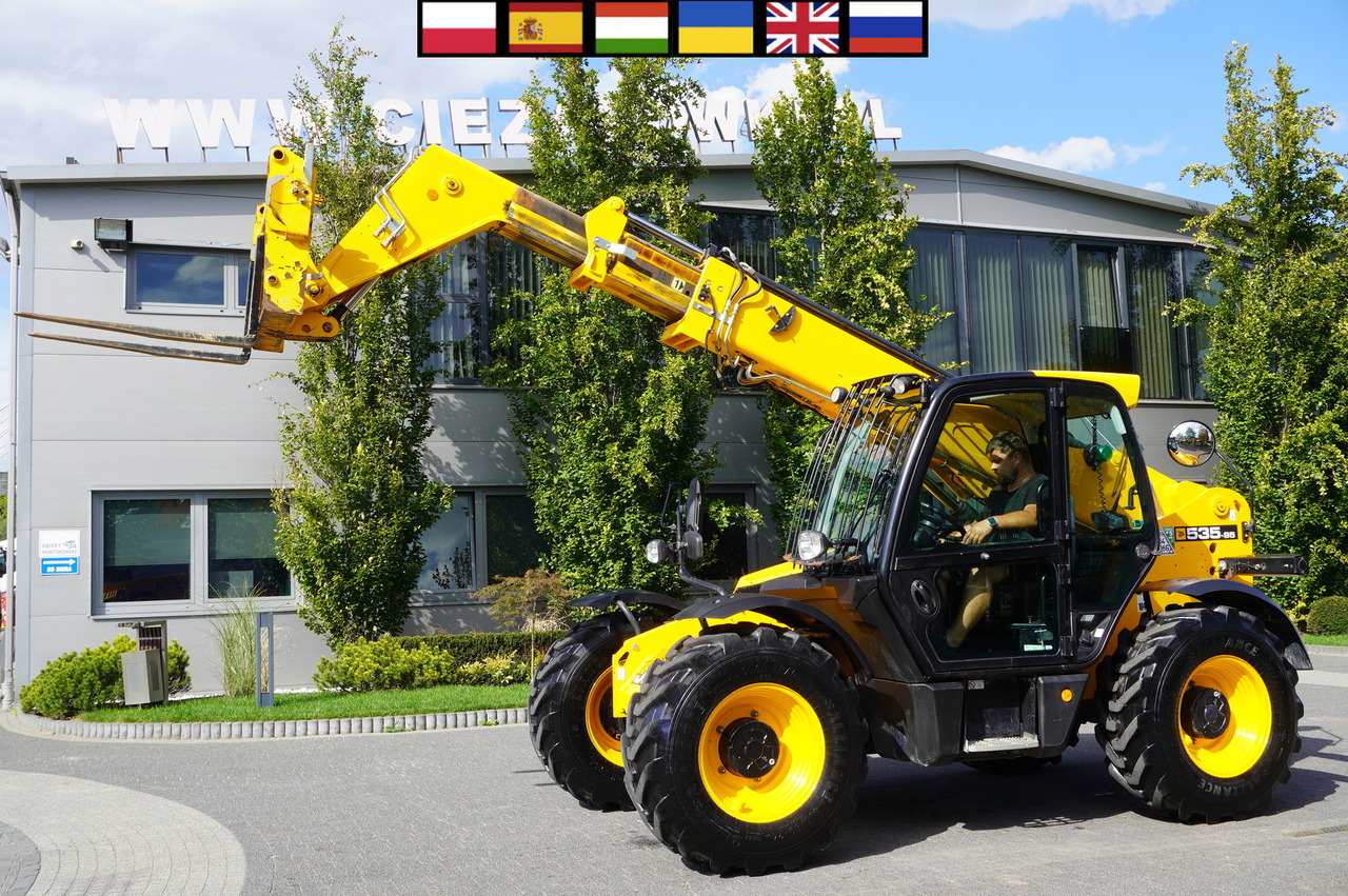 JCB 535-95 / 3.5 T / range 9.5 m / 700 MTH! - جرافة ذات عجلات تلسكوبية: صور 1 JCB 535-95 / 3.5 T / range 9.5 m / 700 MTH! - جرافة ذات عجلات تلسكوبية: صور 1