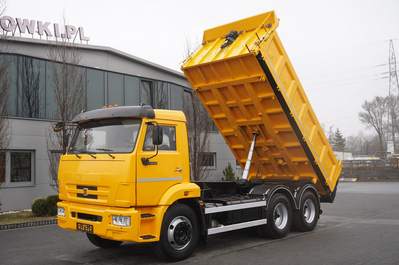 KAMAZ T2530 E5 6×4 / 3-sided tipper - قلابات, شاحنة كرين: صور 1 KAMAZ T2530 E5 6×4 / 3-sided tipper - قلابات, شاحنة كرين: صور 1