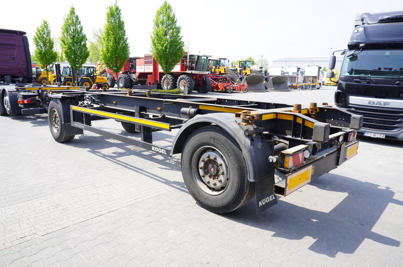 KOGEL AWE 18, two-axle, BDF, 7.5m chassis , air suspension, SAF axles - الشاسية مقطورة: صور 4 KOGEL AWE 18, two-axle, BDF, 7.5m chassis , air suspension, SAF axles - الشاسية مقطورة: صور 4