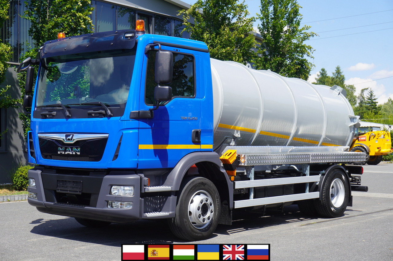 MAN TGM 15.250 / NEW septic tank (07/2025) superstructure 8000 l / 160 tho. km! - صهريج السماد السائل: صور 1 MAN TGM 15.250 / NEW septic tank (07/2025) superstructure 8000 l / 160 tho. km! - صهريج السماد السائل: صور 1