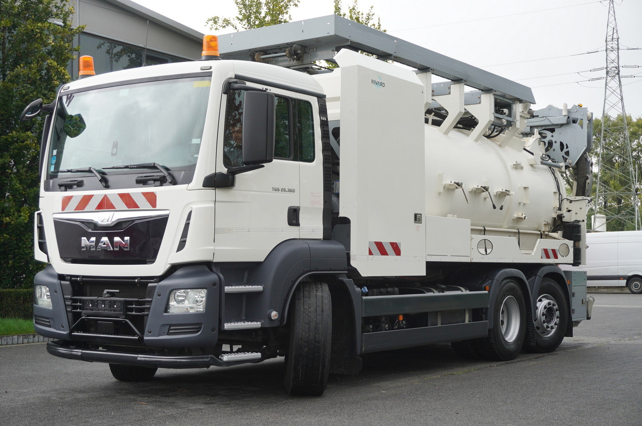 MAN TGS 26.360 E6 / RIVARD sewage cleaner 18 m3 / 180 tho. km / steering axle / 2 units - فراغ شاحنة: صور 2 MAN TGS 26.360 E6 / RIVARD sewage cleaner 18 m3 / 180 tho. km / steering axle / 2 units - فراغ شاحنة: صور 2