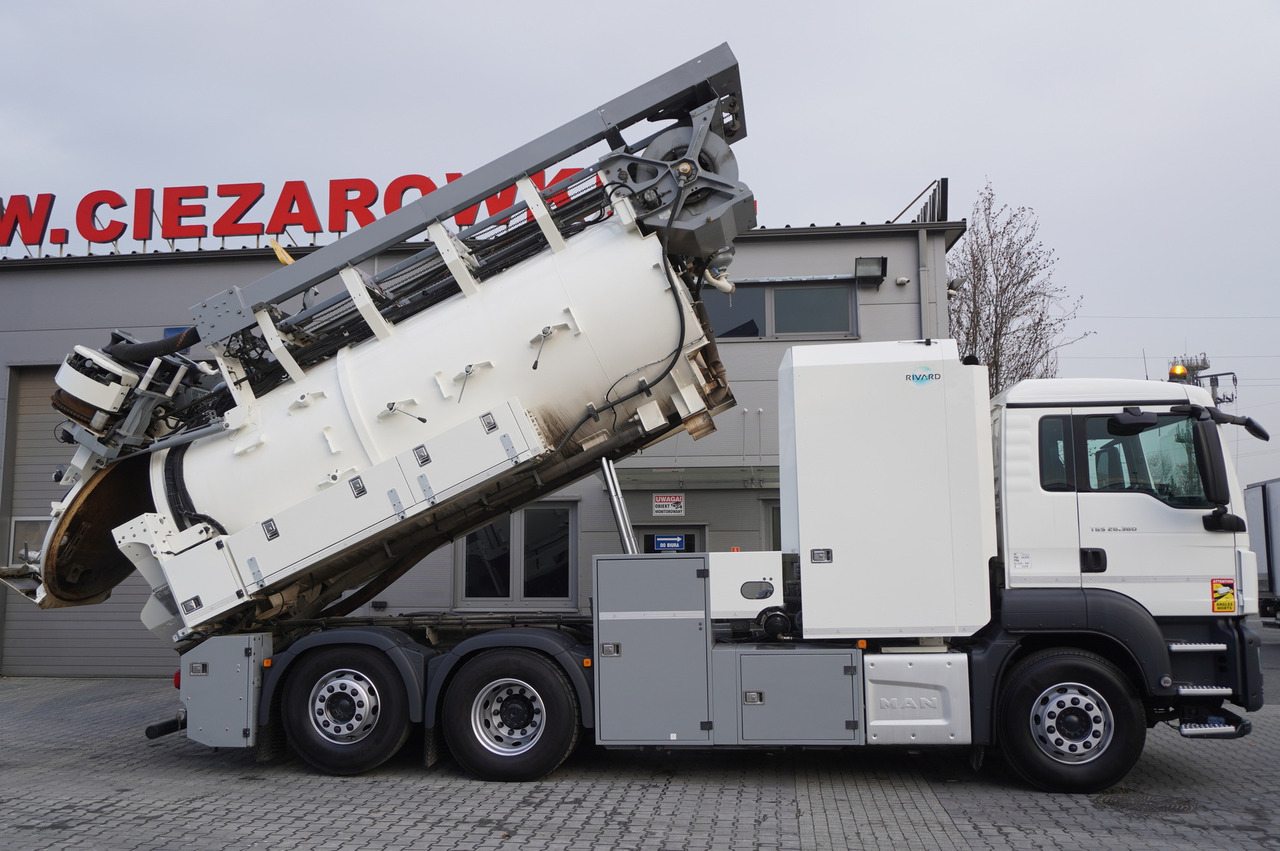 MAN TGS 26.360 E6 / RIVARD sewage cleaner 18 m3 / 180 tho. km / steering axle / 2 units - فراغ شاحنة: صور 4 MAN TGS 26.360 E6 / RIVARD sewage cleaner 18 m3 / 180 tho. km / steering axle / 2 units - فراغ شاحنة: صور 4