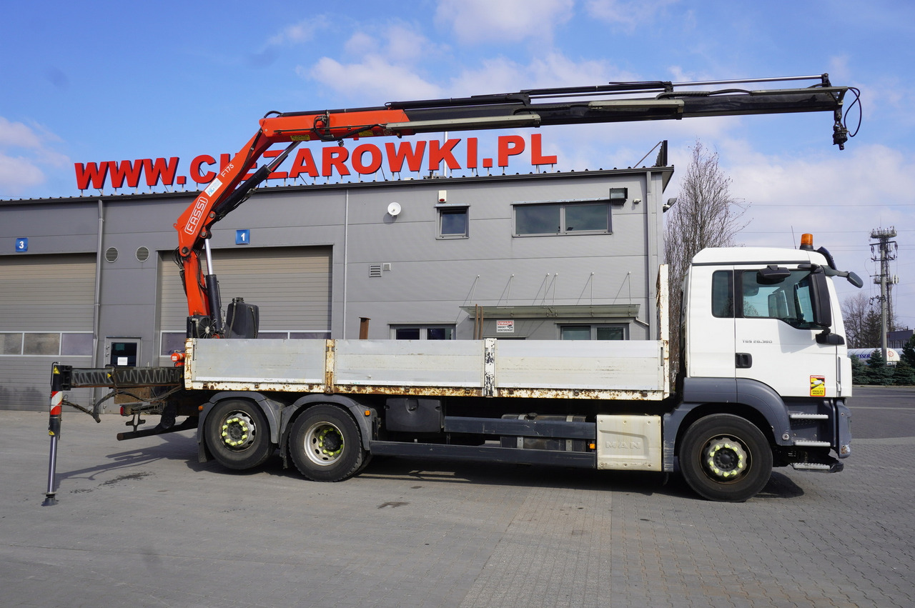 MAN TGS 26.360 Flatbed / Fassi F175 7.7 T / steered 3rd axle - شاحنة كرين: صور 4 MAN TGS 26.360 Flatbed / Fassi F175 7.7 T / steered 3rd axle - شاحنة كرين: صور 4