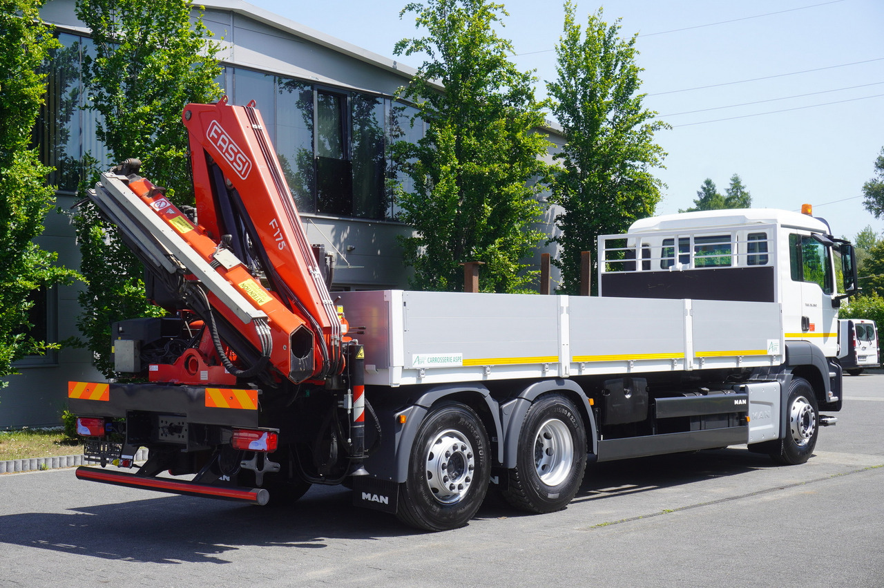 MAN TGS 26.360 Flatbed / Fassi F175 7.7 T / steered 3rd axle - شاحنة كرين: صور 5 MAN TGS 26.360 Flatbed / Fassi F175 7.7 T / steered 3rd axle - شاحنة كرين: صور 5