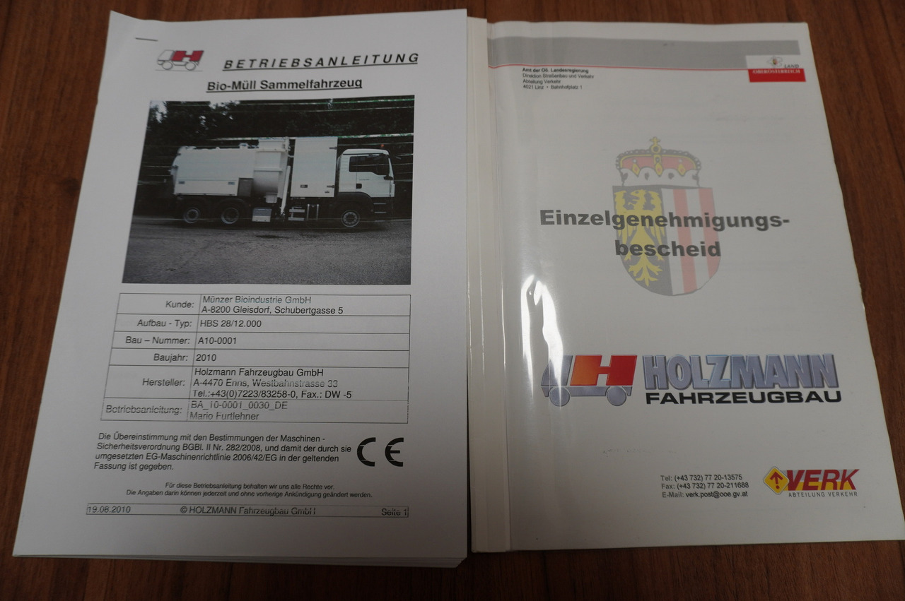 شاحنة القمامة MAN TGS 26.360 / Holzmann Fahrzeugbau HBS 28/120.00 kitchen waste vehicle / Euro 5: صور 30