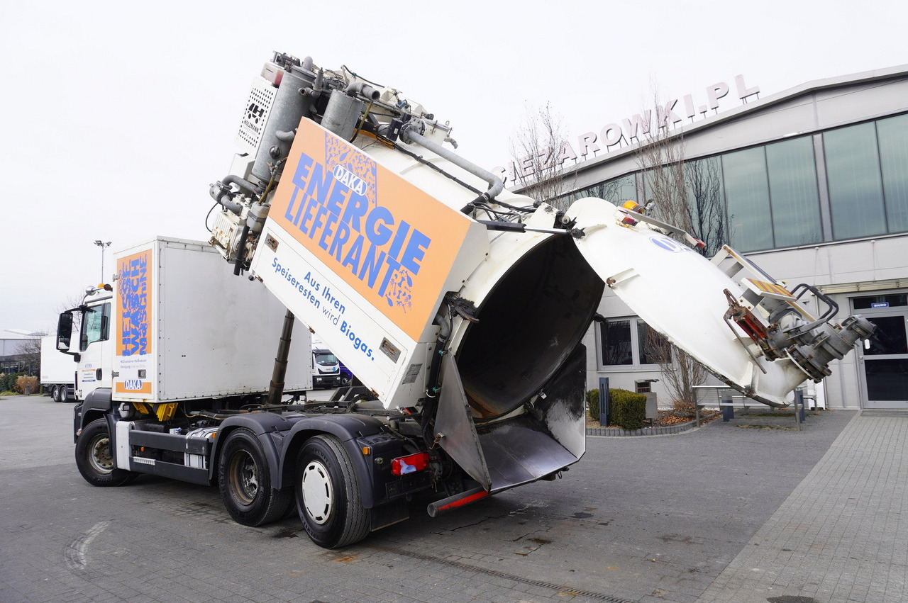 شاحنة القمامة MAN TGS 26.360 / Holzmann Fahrzeugbau HBS 28/120.00 kitchen waste vehicle / Euro 5: صور 14