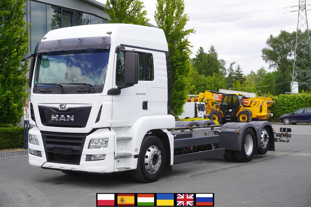 MAN TGS 26.420 / 7.5 m chassis / 14.5 t load cap. / Sleeping cab - الشاسيه شاحنة: صور 1 MAN TGS 26.420 / 7.5 m chassis / 14.5 t load cap. / Sleeping cab - الشاسيه شاحنة: صور 1