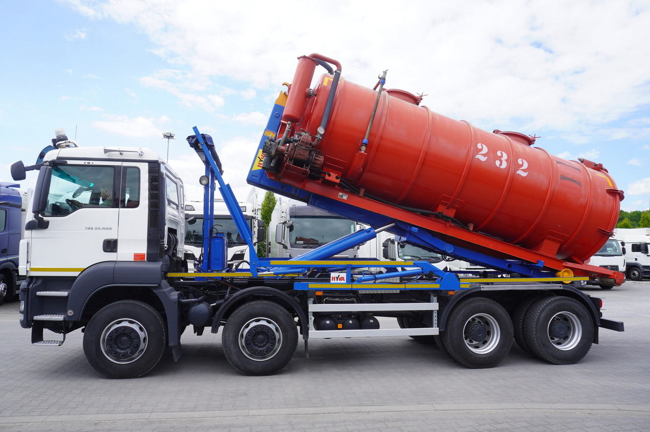 MAN TGS 35.400 8 × 4 E5 / HYVA HOOK LIFT 32.56 SE / Septic barrel 13000 L - صهريج السماد السائل: صور 3 MAN TGS 35.400 8 × 4 E5 / HYVA HOOK LIFT 32.56 SE / Septic barrel 13000 L - صهريج السماد السائل: صور 3
