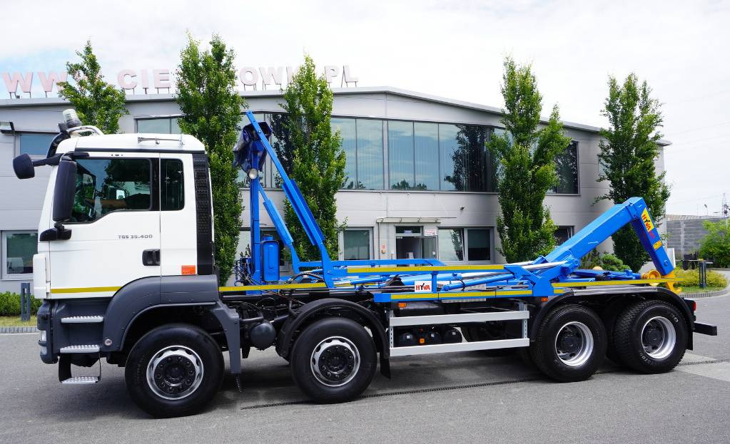 MAN TGS 35.400 8×4 HYVA LIFT 32.56 SE hooklift - شاحنة ذات الخطاف: صور 2 MAN TGS 35.400 8×4 HYVA LIFT 32.56 SE hooklift - شاحنة ذات الخطاف: صور 2