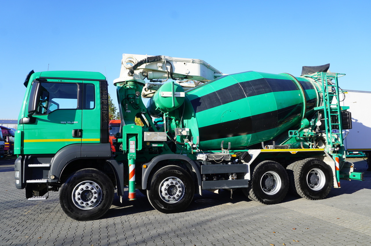 MAN TGS 35.480 8x4 Concrete Mixer Pump truck / Putzmeister M24-3 / 1600 MTH! - مضخة خرسانة: صور 3 MAN TGS 35.480 8x4 Concrete Mixer Pump truck / Putzmeister M24-3 / 1600 MTH! - مضخة خرسانة: صور 3