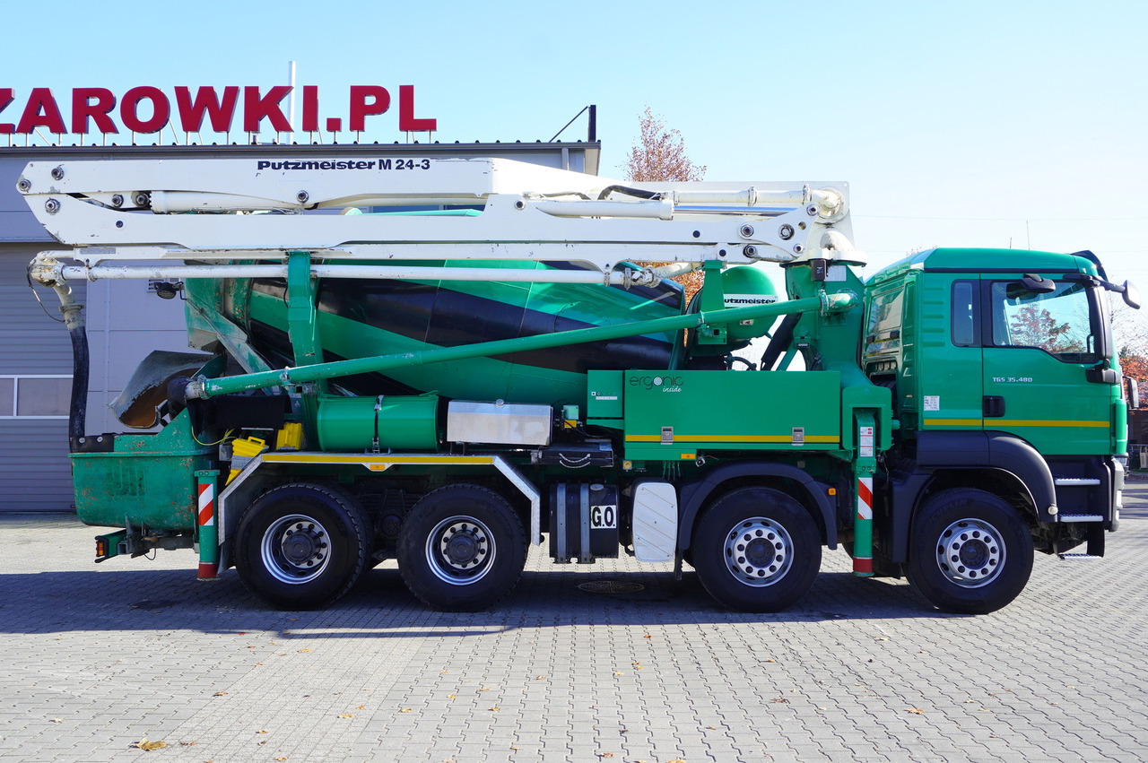 MAN TGS 35.480 8x4 Concrete Mixer Pump truck / Putzmeister M24-3 / 1600 MTH! - شاحنة خلاطة خرسانة: صور 5 MAN TGS 35.480 8x4 Concrete Mixer Pump truck / Putzmeister M24-3 / 1600 MTH! - شاحنة خلاطة خرسانة: صور 5