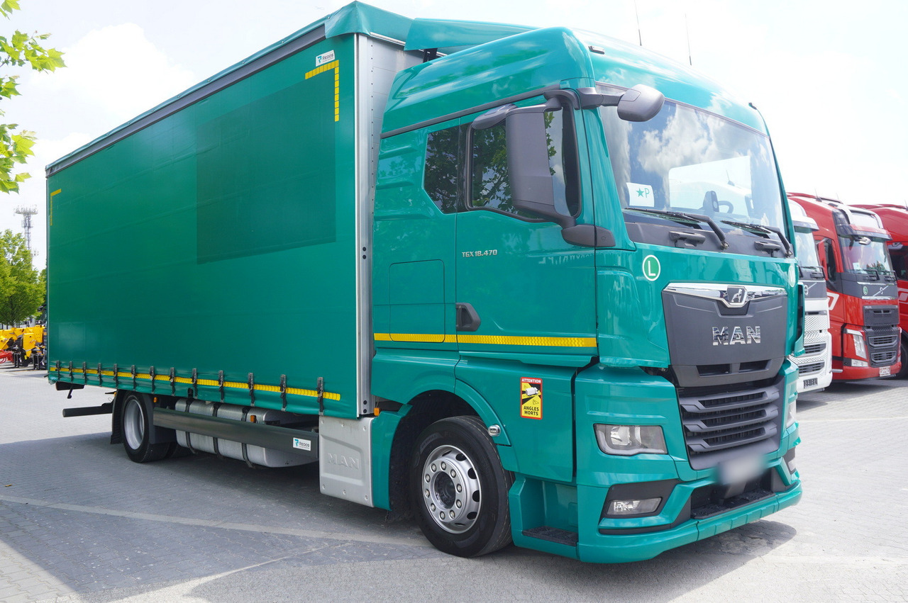 شاحنة ستارة MAN TGX 18.470 / 2022 / Curtainsider 19 EPAL / Retarder / 15 units: صور 7