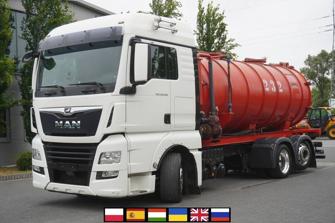 MAN TGX 26.500 / NEW Stal Septic barrel 13000 l / steering 3rd axle - صهريج السماد السائل: صور 1 MAN TGX 26.500 / NEW Stal Septic barrel 13000 l / steering 3rd axle - صهريج السماد السائل: صور 1