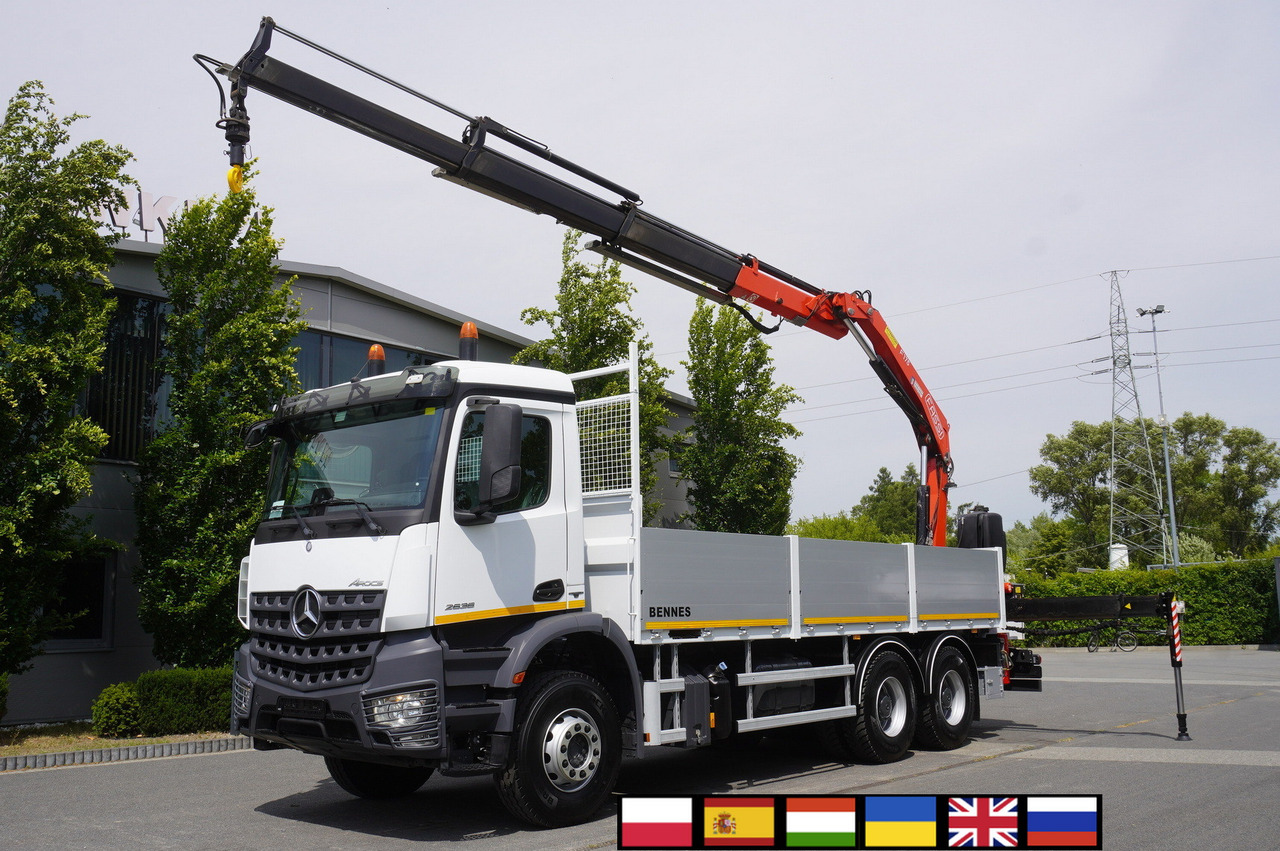 MERCEDES-BENZ AROCS 2636 Flatbed / HDS FASSI F175 7.7 T / 150,000 km - شاحنات مسطحة, شاحنة كرين: صور 1 MERCEDES-BENZ AROCS 2636 Flatbed / HDS FASSI F175 7.7 T / 150,000 km - شاحنات مسطحة, شاحنة كرين: صور 1
