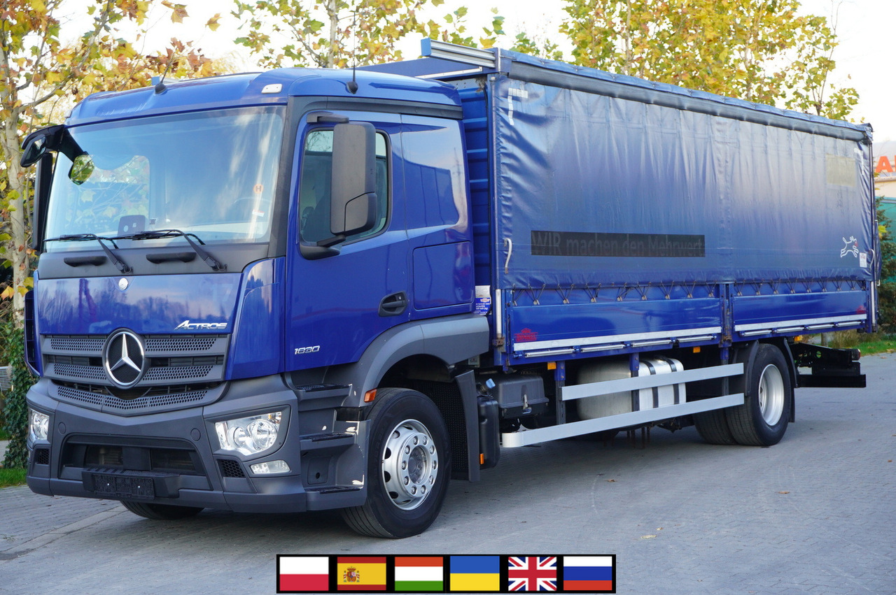 MERCEDES-BENZ Actros 1830 4x2 E6 / Curtainsider 18 EPAL / Sleeper cab - شاحنة ستارة: صور 1 MERCEDES-BENZ Actros 1830 4x2 E6 / Curtainsider 18 EPAL / Sleeper cab - شاحنة ستارة: صور 1