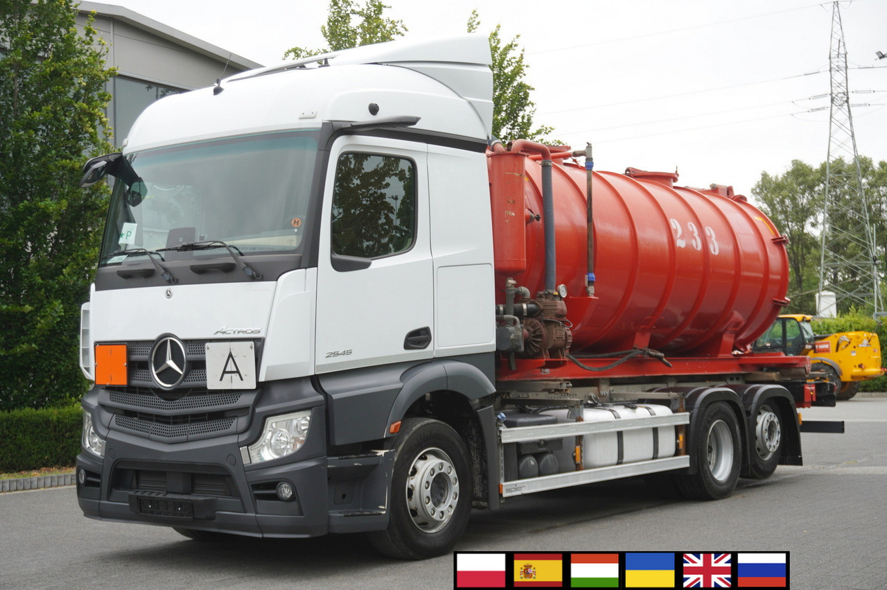 MERCEDES-BENZ Actros 2545 6 × 2 MP5 / NEW septic barrel 13000 L - صهريج السماد السائل: صور 1 MERCEDES-BENZ Actros 2545 6 × 2 MP5 / NEW septic barrel 13000 L - صهريج السماد السائل: صور 1